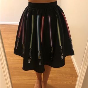 Her Universe Star Wars Lightsaber Skirt Small